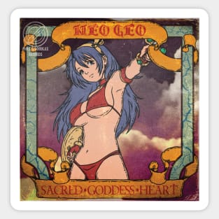 Neo Geo - Sacred Goddess Heart Sticker